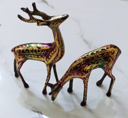 Handicraft Brass Deers