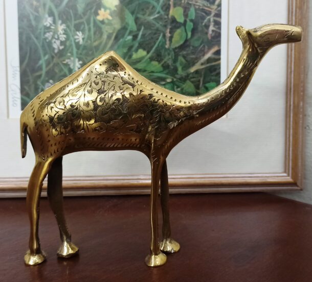 Brass Golden Camel for Gifts