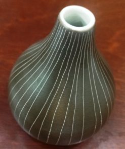 JS Mocha Scratched Vase Medium