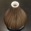 JS Mocha Scratched Vase Medium