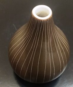 JS Mocha Scratched Vase Medium