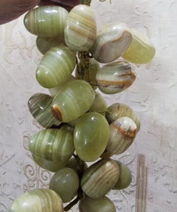 Cluster of Green Grapes - Agate Grape Bunch - Onyx Bunch of Grapes - Vintage Marble Grapes