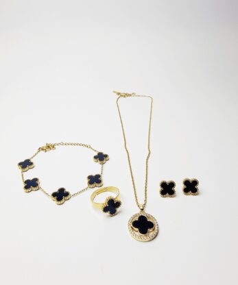 Four-Leaf Clover Jewelry Set