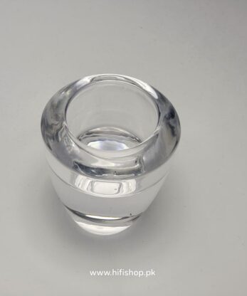 Glass Thick Cone-Shaped Tealight Candle Holder