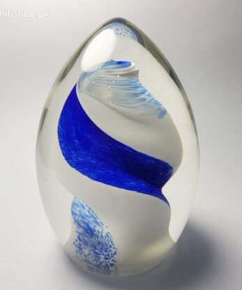 Glass ovoid paperweights 1