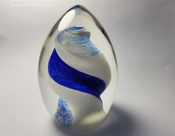 Glass ovoid paperweights 1