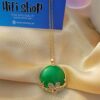 Elegant Green Pendant for Women and Girls