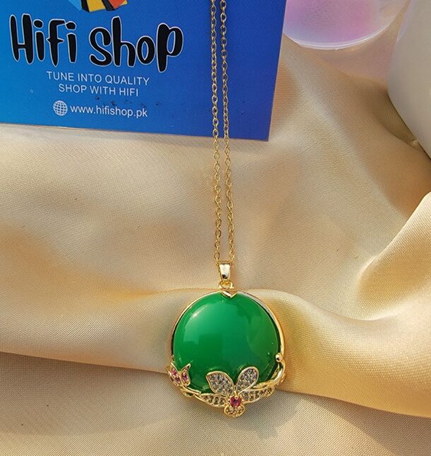 Elegant Green Pendant for Women and Girls