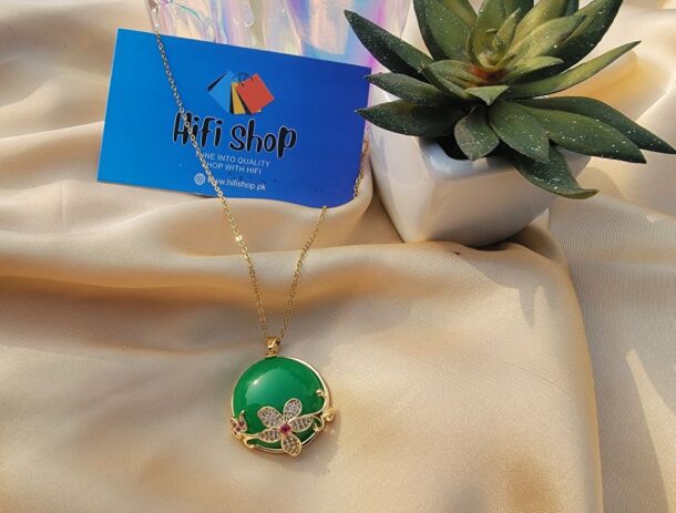 Elegant Green Pendant for Women and Girls