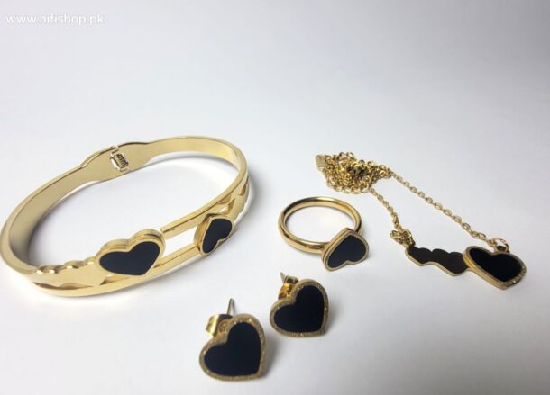 Heart-Shaped Jewelry Set for Women and Girls