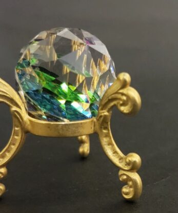 Crystal Ball with gold stands (8)