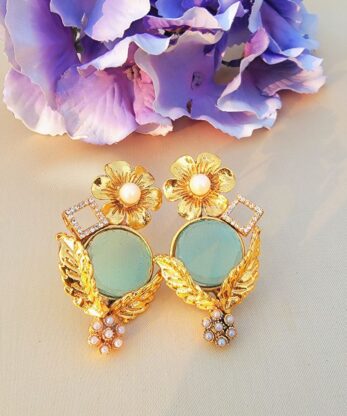 Majestic Floral Turkish Earrings