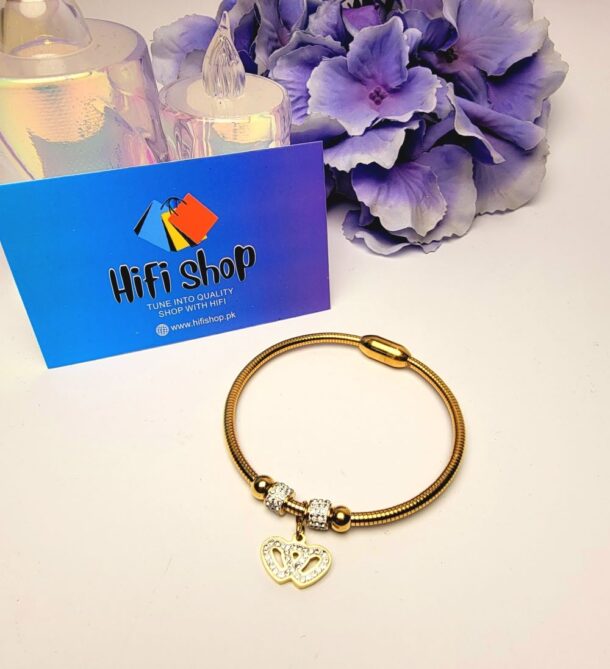 Graceful Gold-Plated Magnet Bracelet