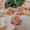 Kundan necklace chokar set