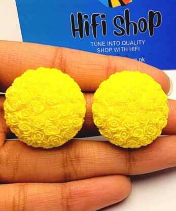 Chic Yellow Earring Studs