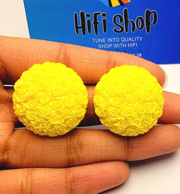 Chic Yellow Earring Studs