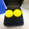 Chic Yellow Earring Studs