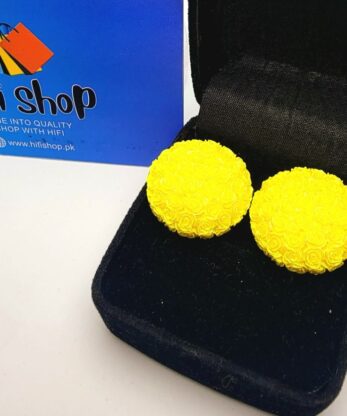 Chic Yellow Earring Studs