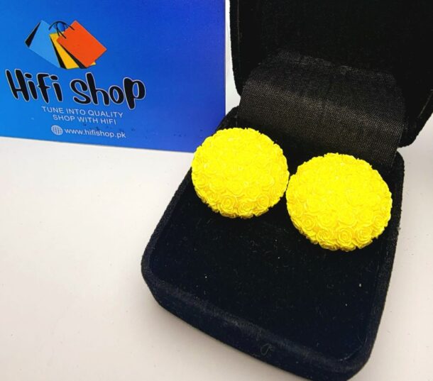 Chic Yellow Earring Studs