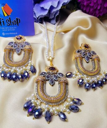 Trendy Maala Set with Earrings and Tikka in Pakistan