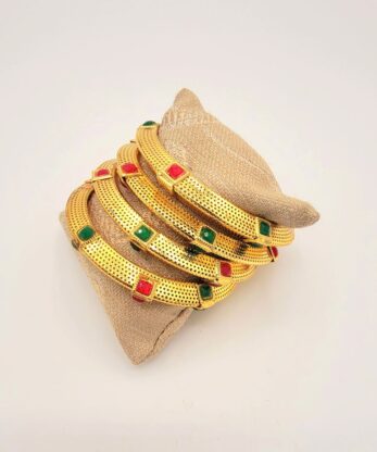 Gold Plated Bangles for Daily Use (6)