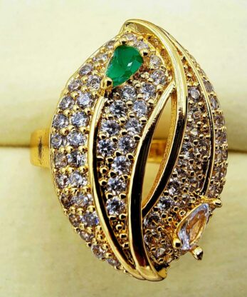 Gold Polished Artificial Rings in Pakistan