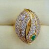 Gold Polished Artificial Rings in Pakistan