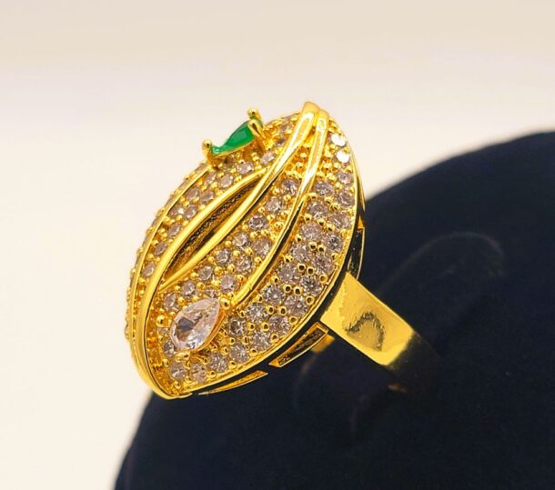 Gold Polished Artificial Rings in Pakistan