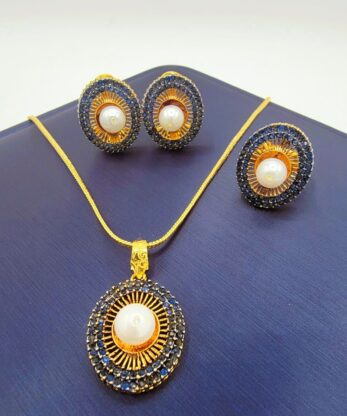 Radiant Locket Combo Set in Pakistan with Chain & Adjustable Ring