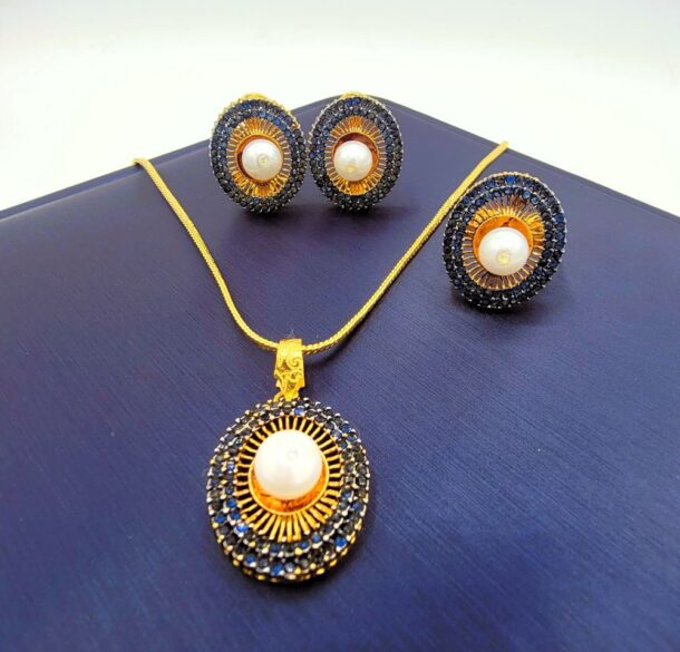 Radiant Locket Combo Set in Pakistan with Chain & Adjustable Ring