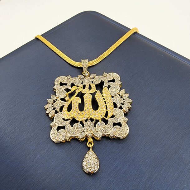 Allah Pendant with Chain for Women and Girls