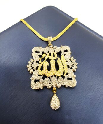 Allah Pendant with Chain for Women and Girls