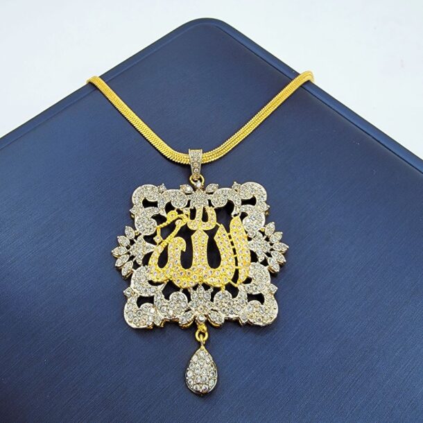 Allah Pendant with Chain for Women and Girls