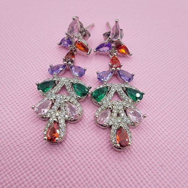 Classic Multicolor Dangle Earrings