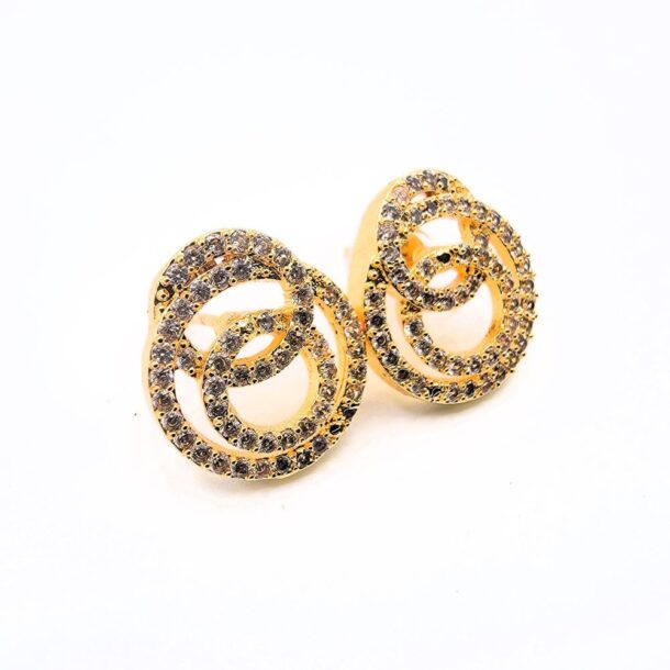 Cubic Zirconia Stud Earrings