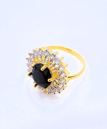 Splendid Gold-Plated Adjustable Ring in Pakistan