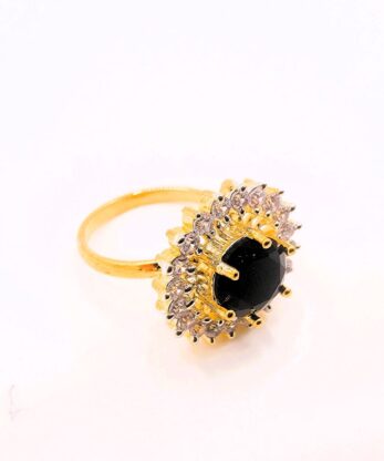 Splendid Gold-Plated Adjustable Ring in Pakistan