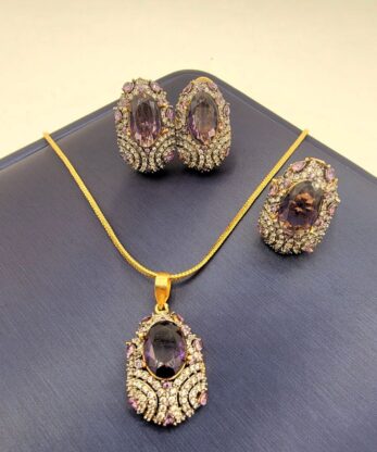 Staggering Locket Combo Set in Pakistan with Chain And Adjustable Ring