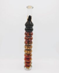 Elegant Decorative Layered Glass Bottle