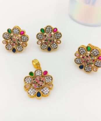 Locket Combo Set in Pakistan with Chain And Adjustable Ring