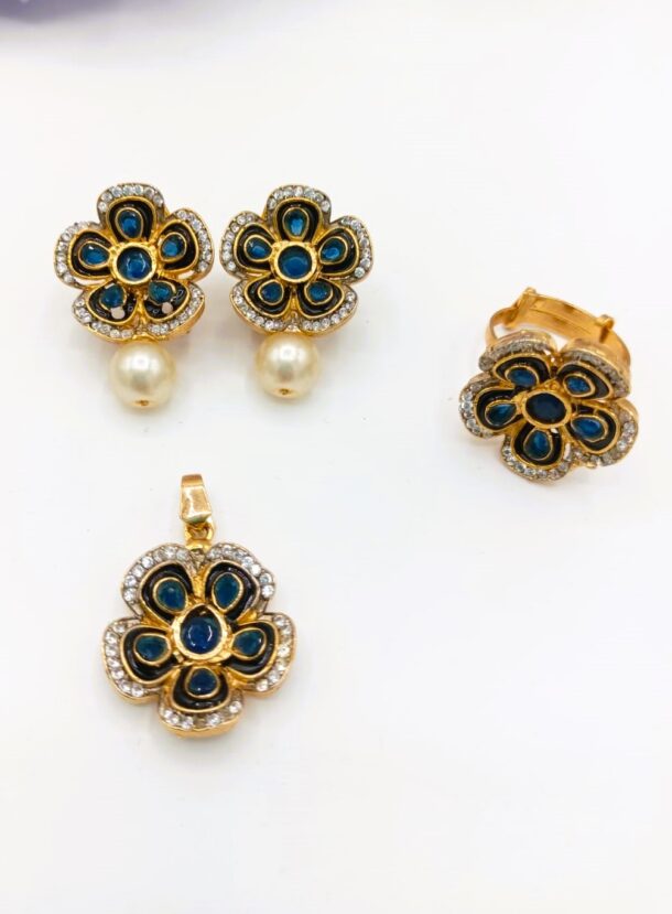 Elegant Combo Set with Ring & Chain for Every Occasion