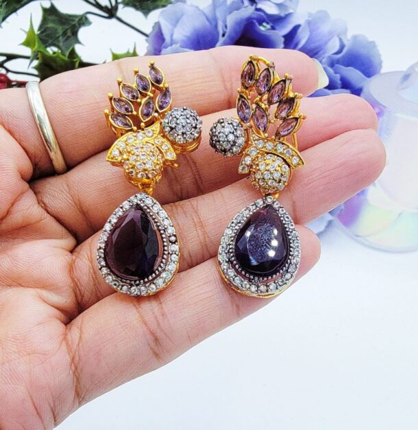 Premium 1-Carat Earrings in Pakistan