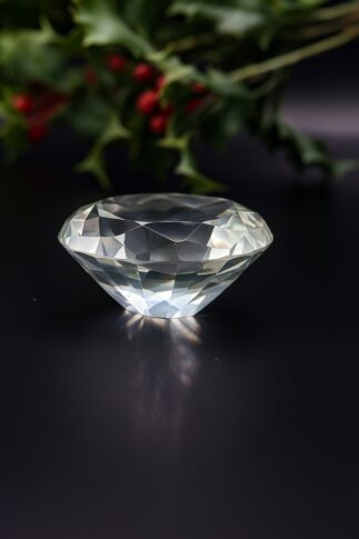 Crystal Diamond Cut Stone